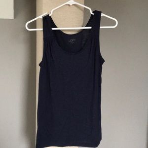 Navy blue Ann Taylor LOFT tank top